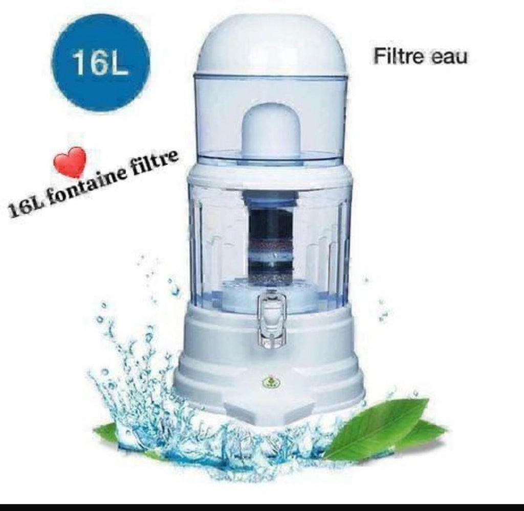 Fontaine+ filtre a eau 16 litres