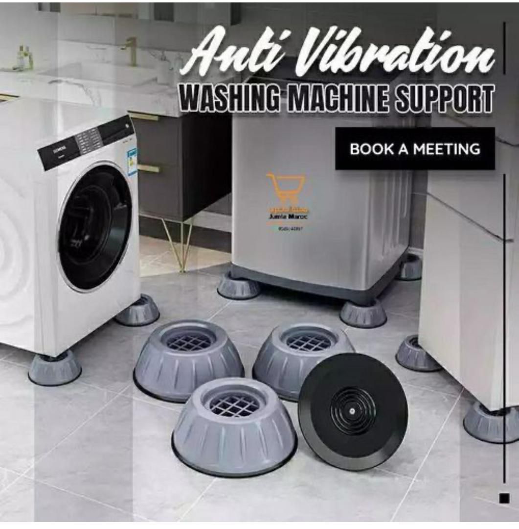 Support frigo,Machine à laver 4 pcs