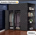 Armoire 3 Battants en plastique avec dèco