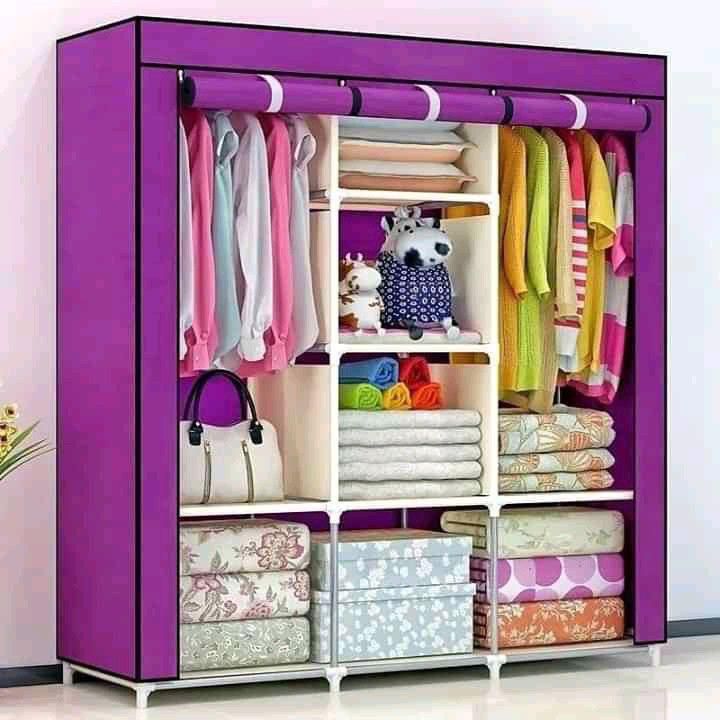 Armoire 3 Battant en tissu