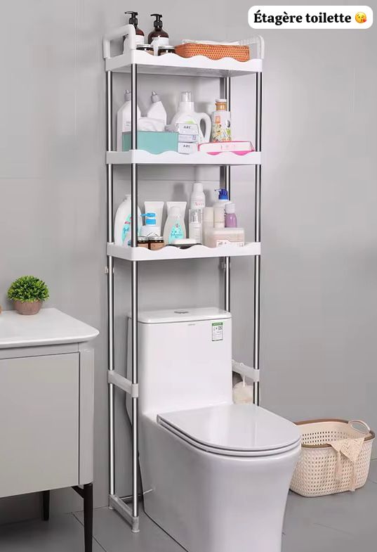 Étagère salle de bain 3 niveaux