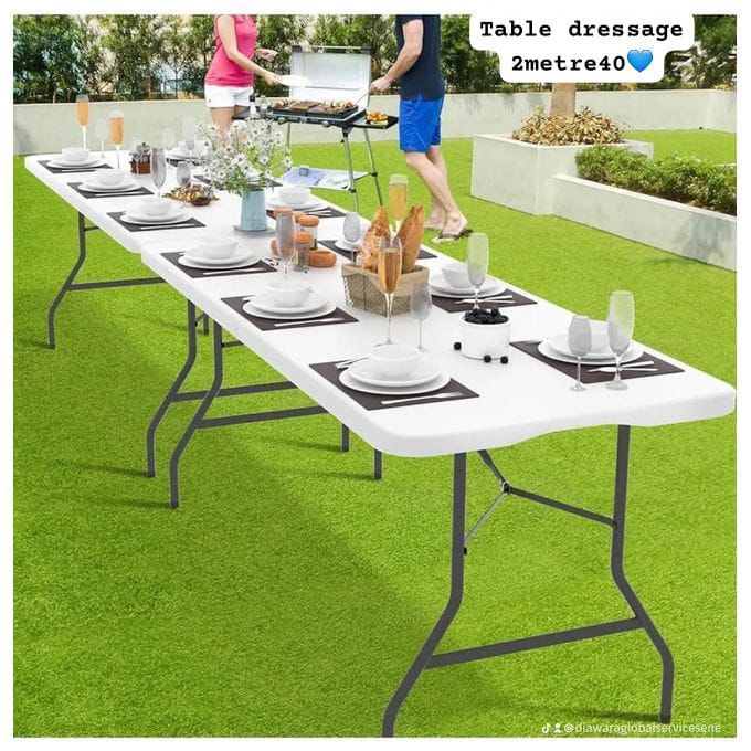 Table drèssage pliable 2m40