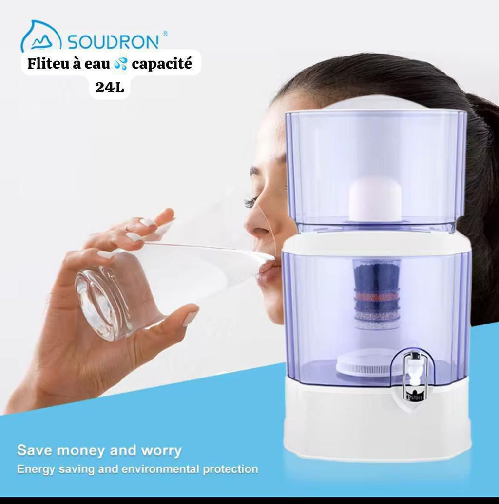 Fontaine 24 litres+filtre a eau