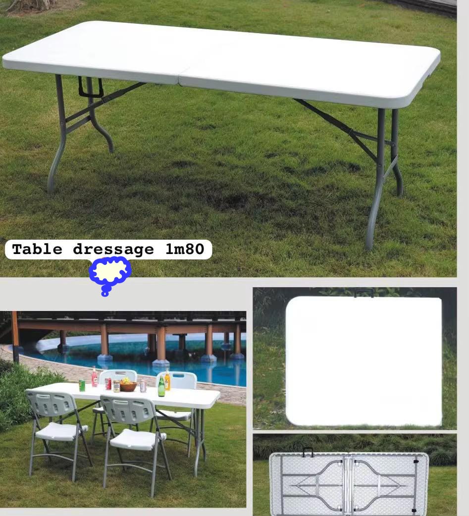 Table drèssage 1m80