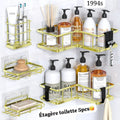 Étagère salle de bain 5 pièces