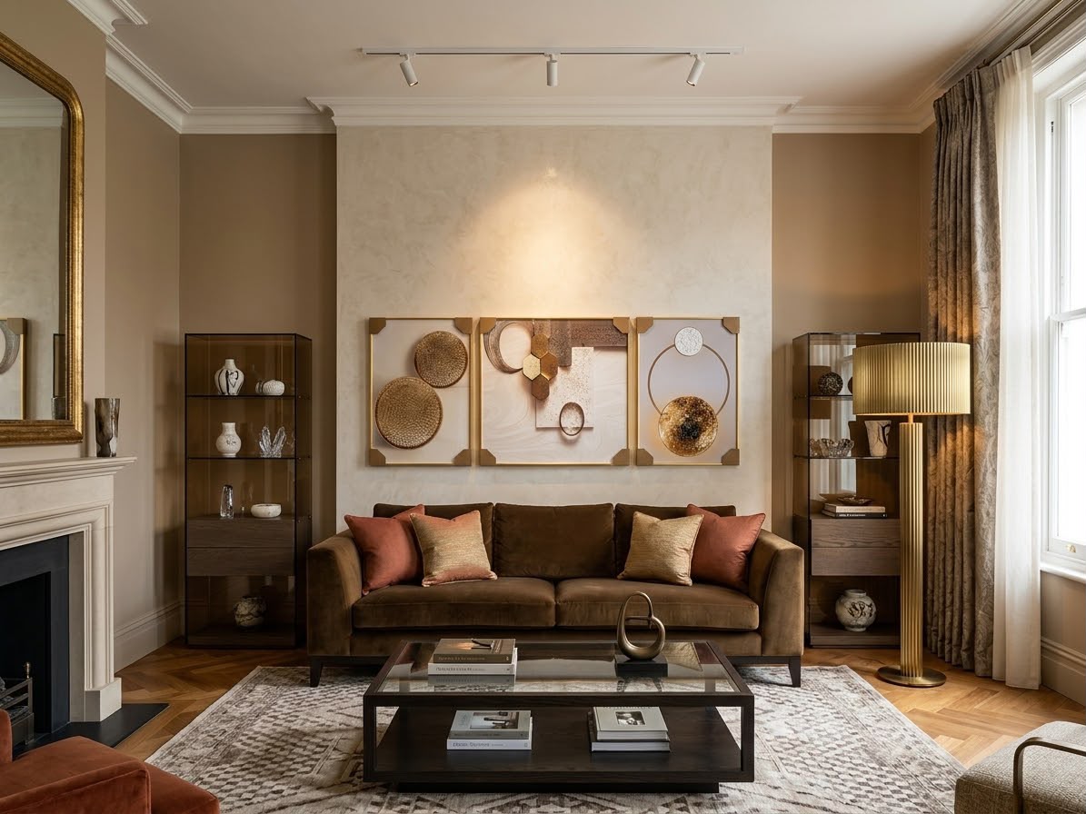 3 tableaux décoratifs en enluminieume