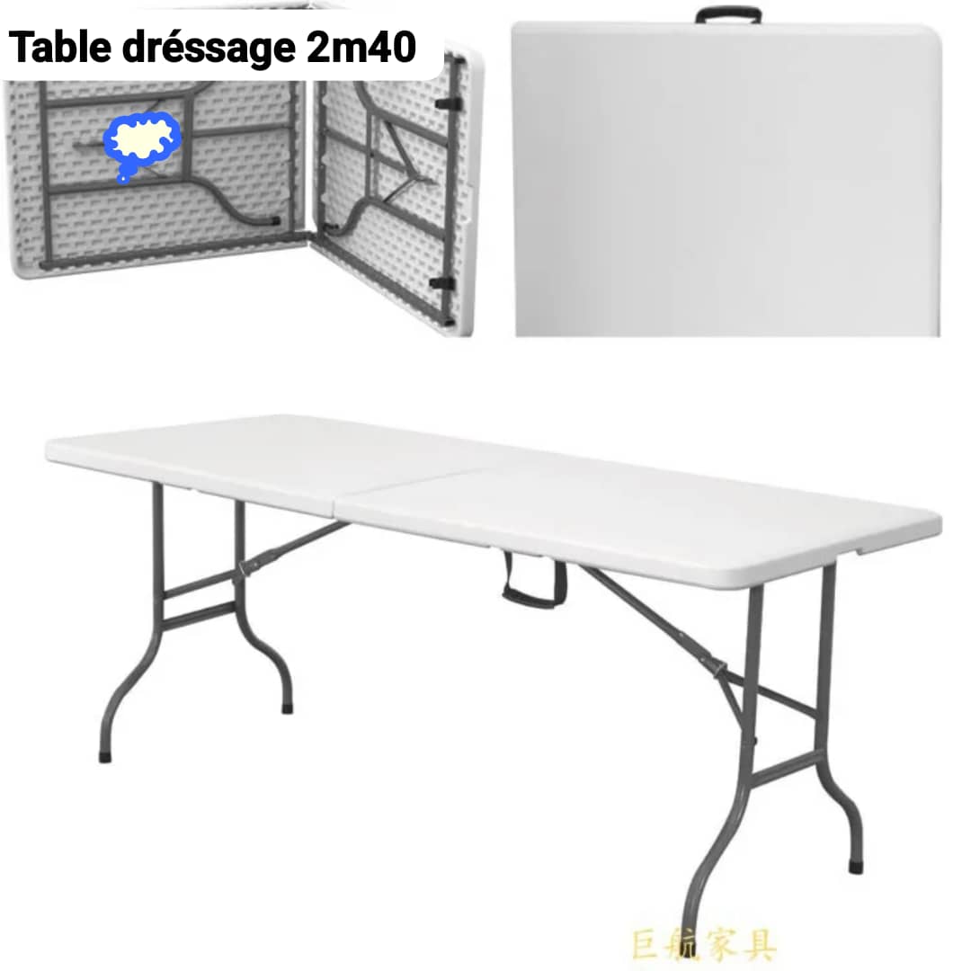Table drèssage 2m40