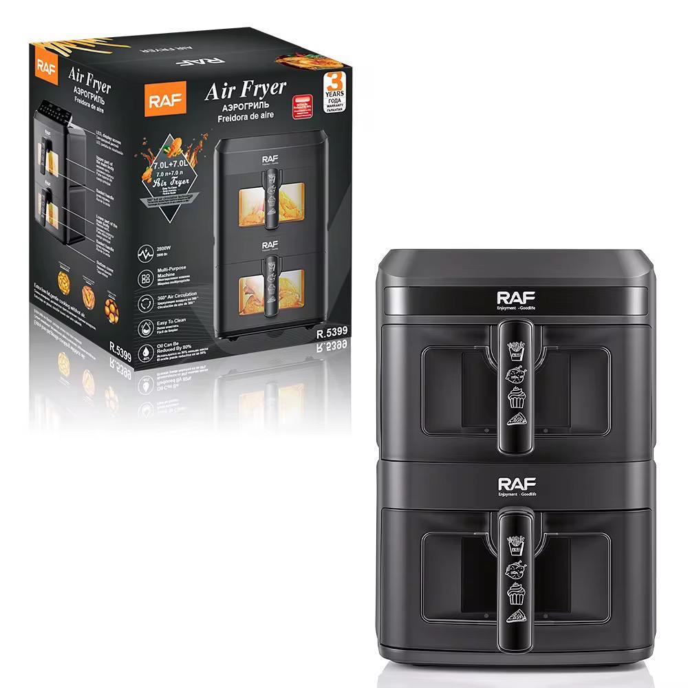 Aire frayeur double paniers 7l+7l avec double compartiments