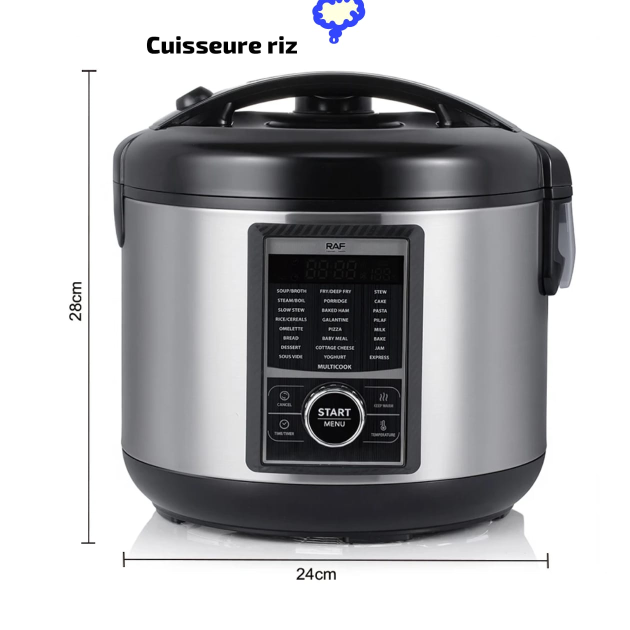Cuiseur de riz 5 litres