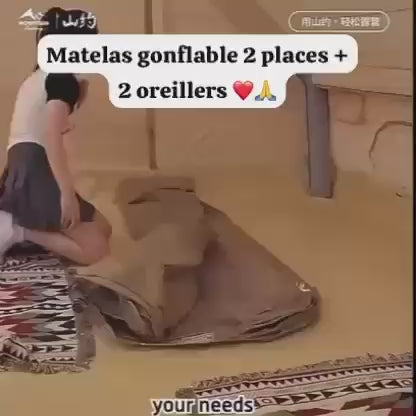 Matelas gonflable 2 places