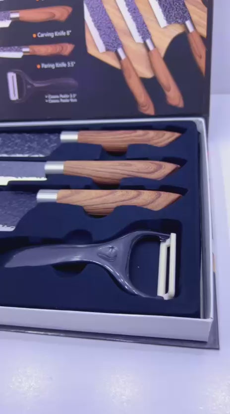 Boite ensemble couteaux 6 pièces