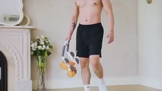 Roue abdominale avec 2 roues