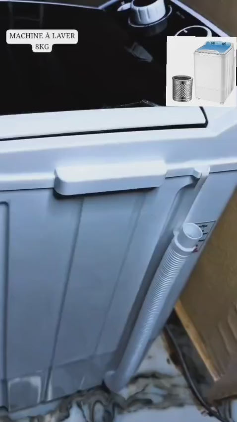 Machine a laver 8kg sèmi automatique